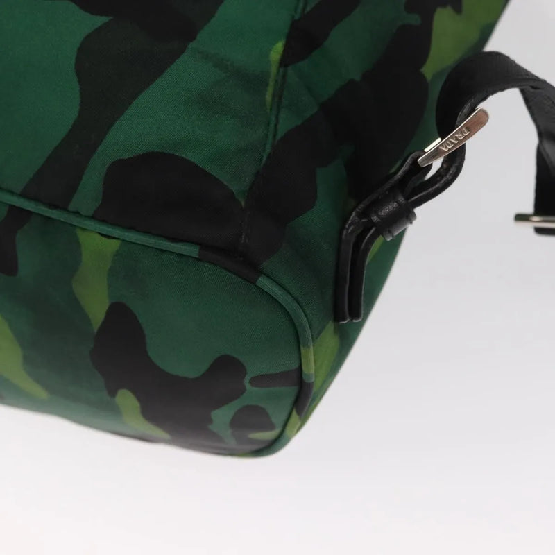 Prada Camouflage Tessuto Green Nylon Bag