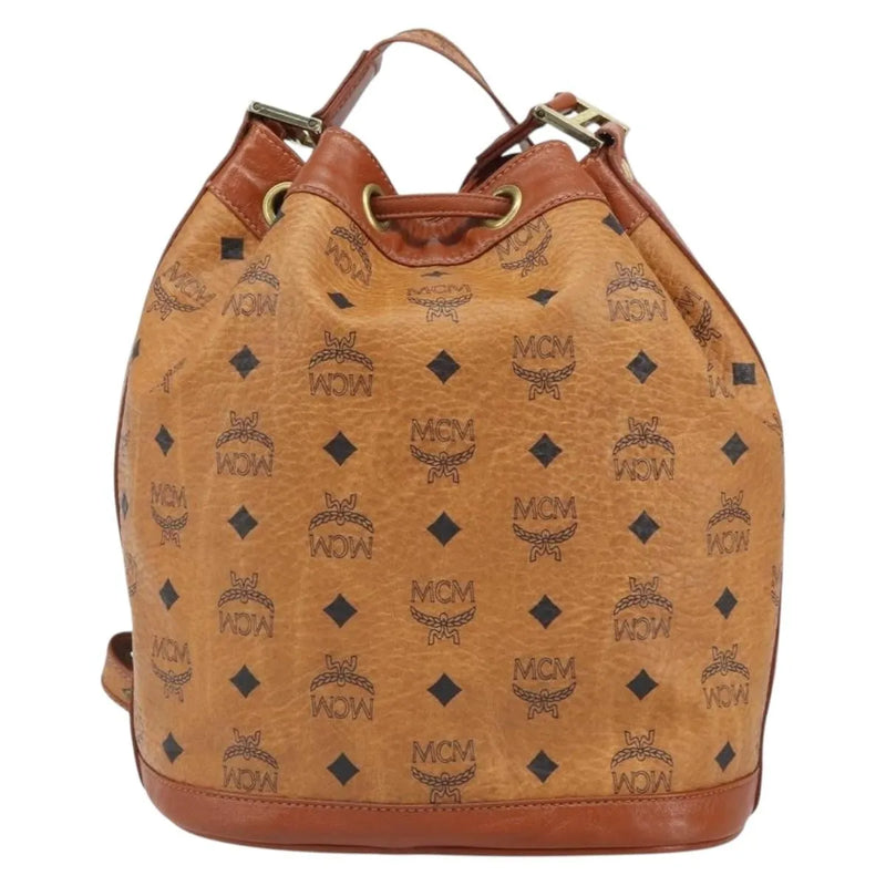 Mcm Visetos Pvc Brown Bag