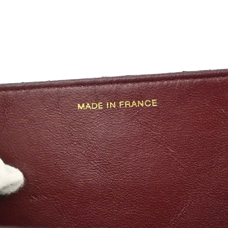Chanel Vintage Classic Flap Quilted Lambskin Black Leather Bag