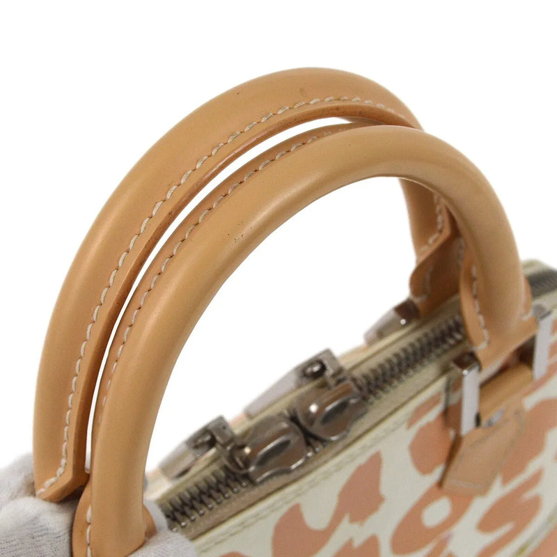 Louis Vuitton Alma Limited Edition Graffiti Leather Beige Bag