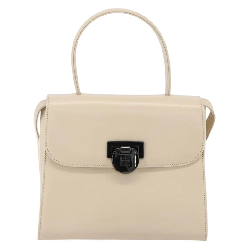 Givenchy Vintage 4g Leather Beige Bag