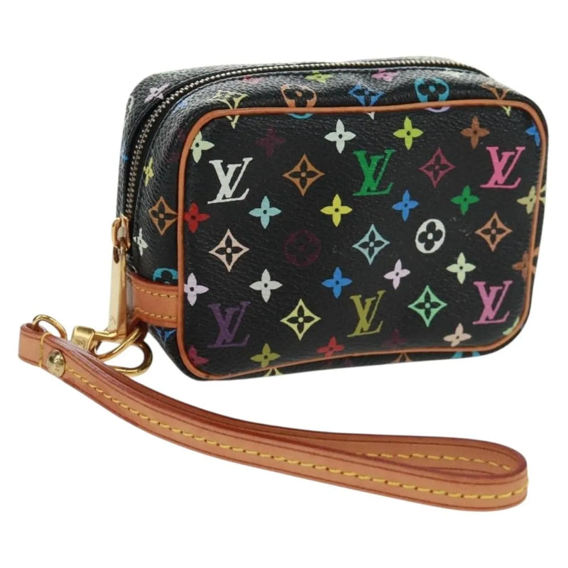 Louis Vuitton Wapity Trousse Monogram Multicolor Black Canvas Bag