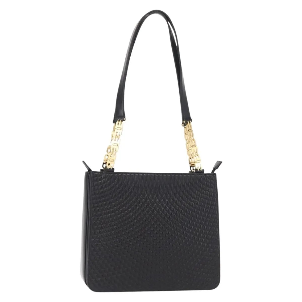 Bally Vintage Quilted Leather Black Bag