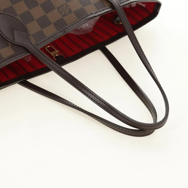 Louis Vuitton Neverfull Tote Damier Brown Canvas Bag