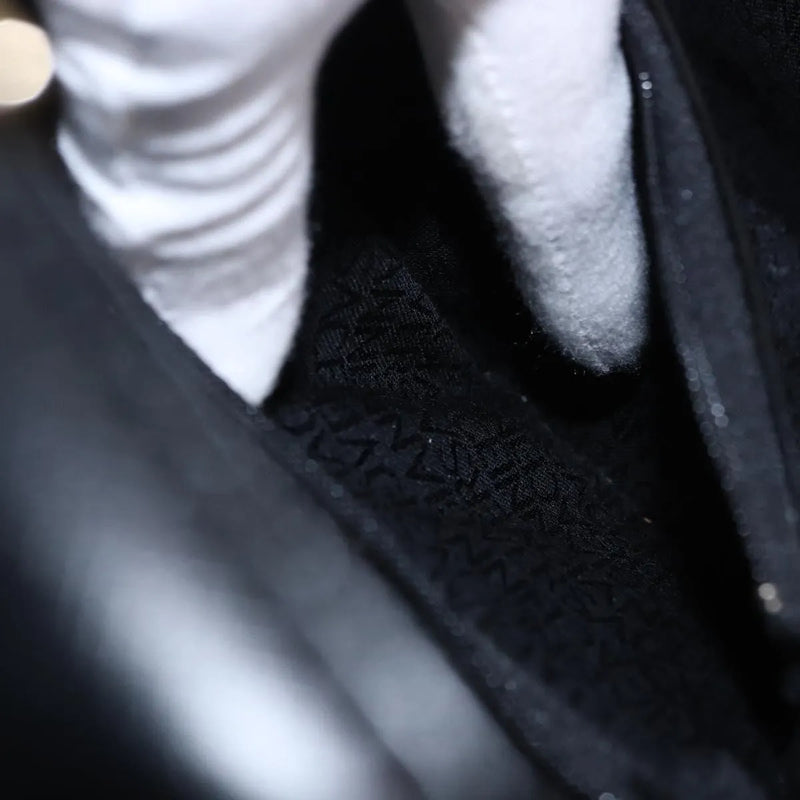 Versace Vintage Leather Black Bag