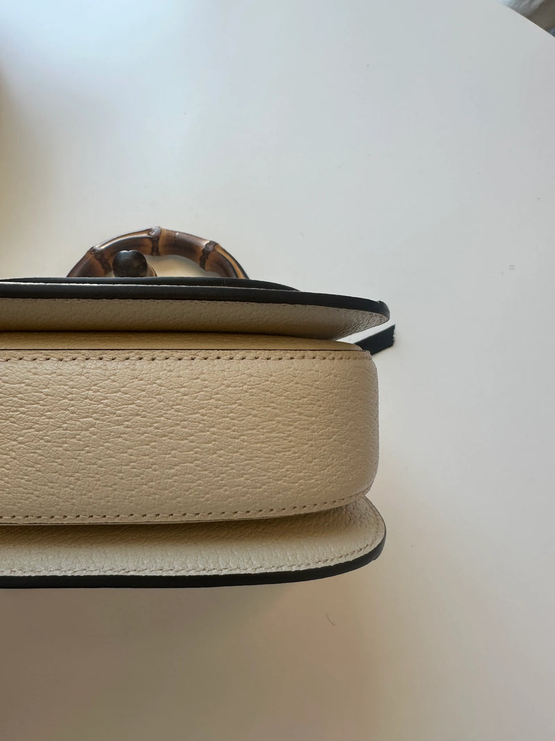 Gucci Vintage Convertible Bamboo Top Handle Leather Other Bag