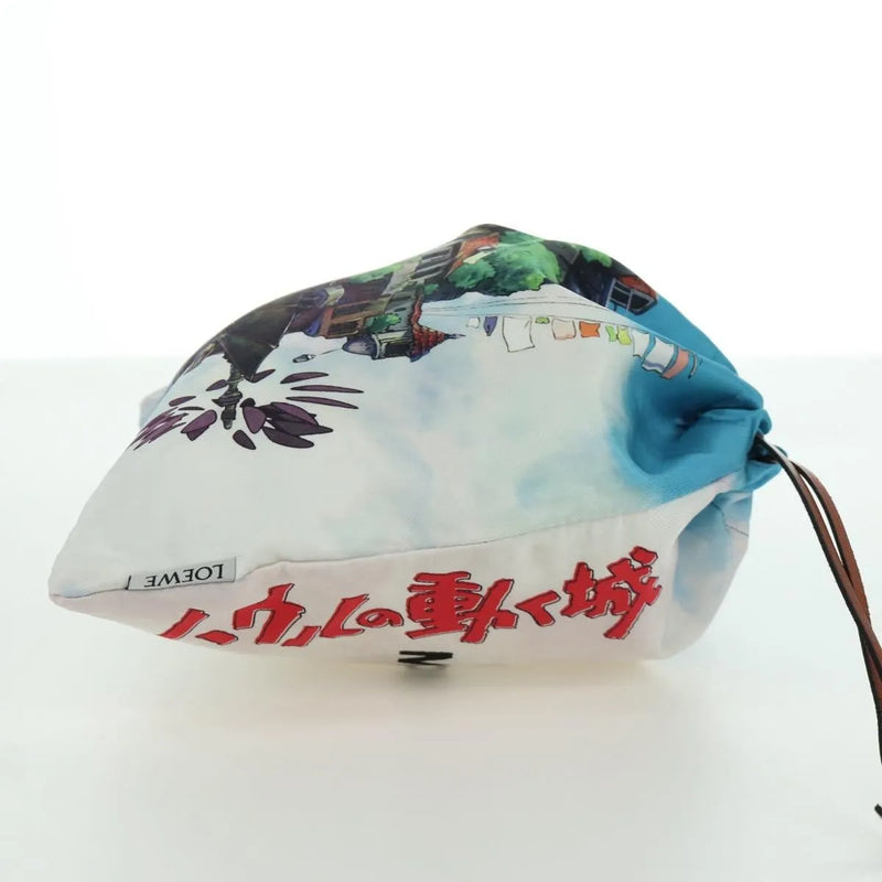 Loewe Paula Drawstring Printed Canvas Multicolour Bag