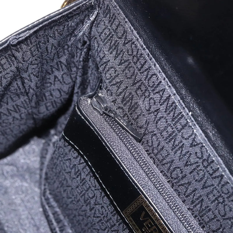 Versace Vintage Leather Black Bag
