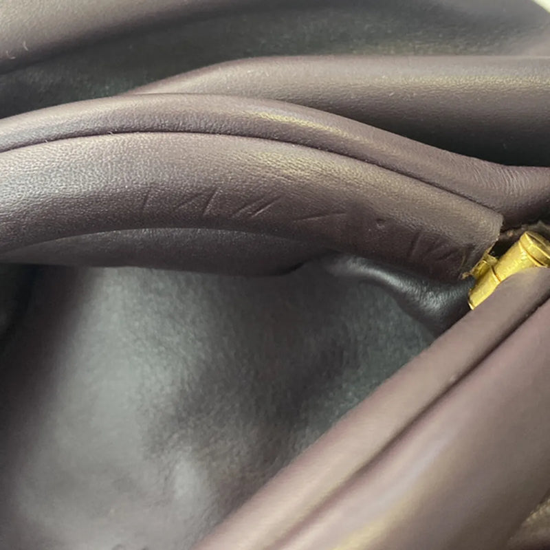 Bottega Veneta The Chain Leather Burgundy Bag