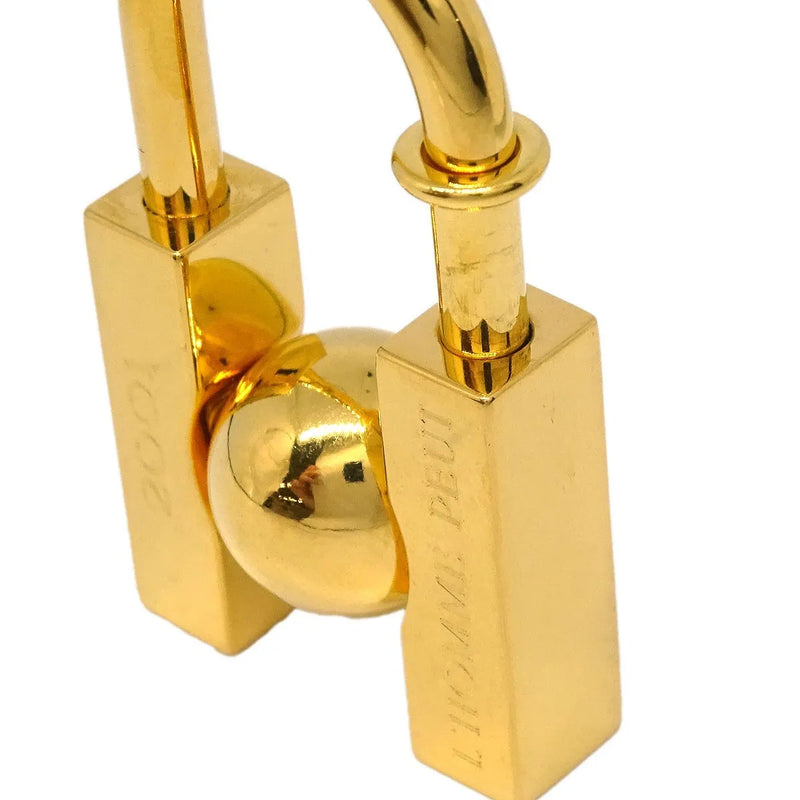Hermes Lhomme Peut Embellir La Terre Cadena Lock Charm Metal Gold Gold_plated Accessory