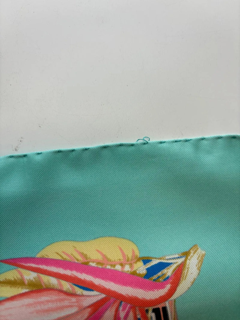 Hermes Carré 90 Silk Multicolor Multicolour Accessory