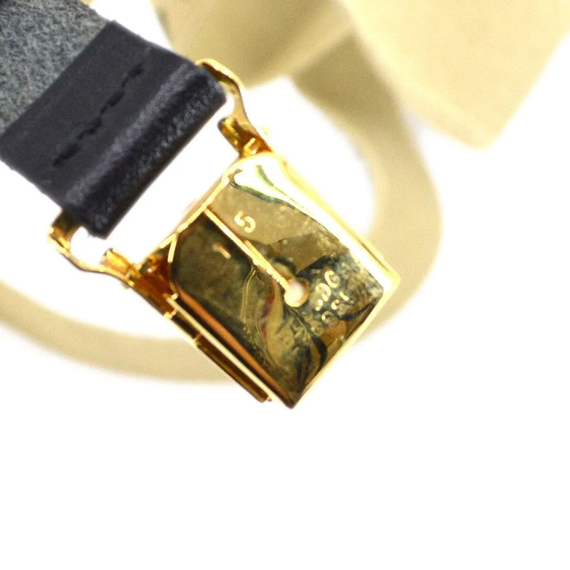 Chanel Logo Suspenders Canvas Beige Accessory