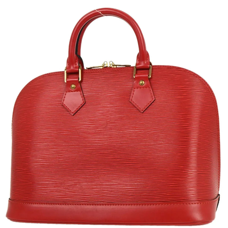 Louis Vuitton Alma Epi Leather Red Bag