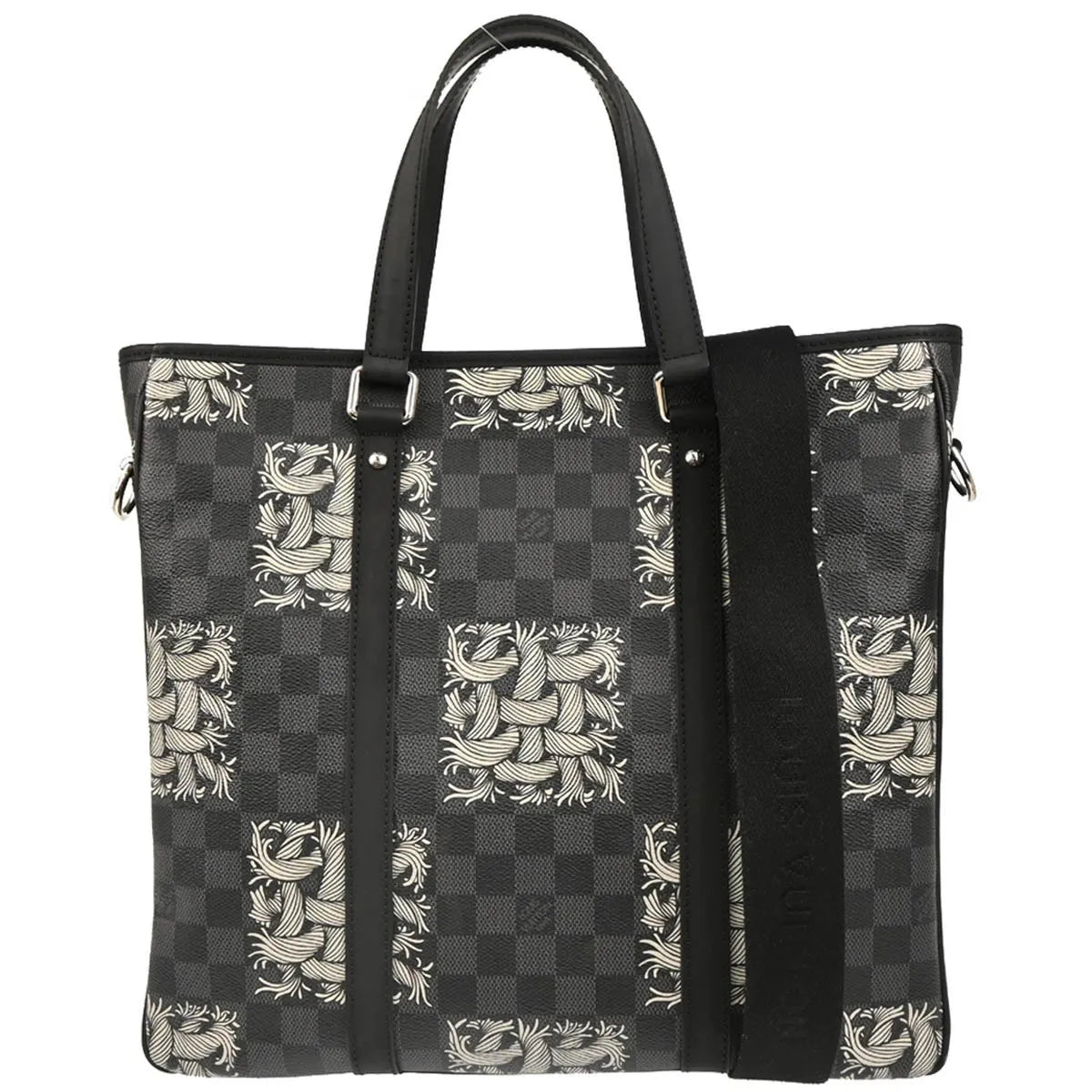 Louis Vuitton Tadao Limited Edition Nemeth Damier Graphite Gray Canvas Bag