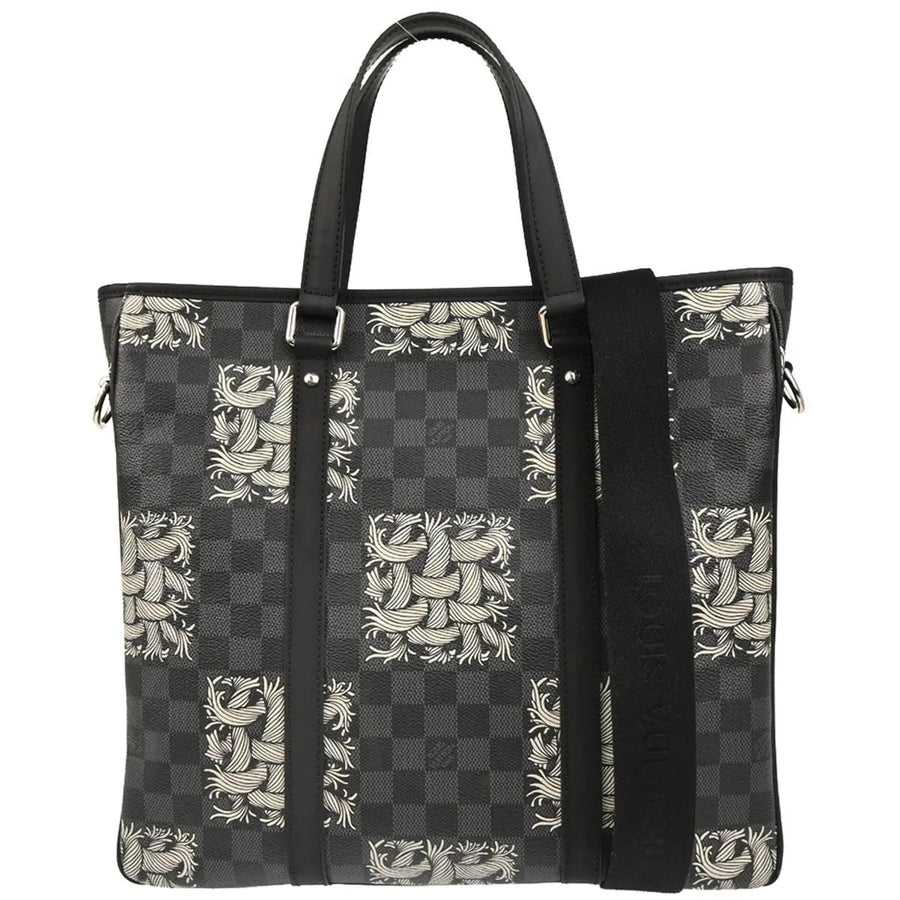 Louis Vuitton Tadao Limited Edition Nemeth Damier Graphite Gray Canvas Bag