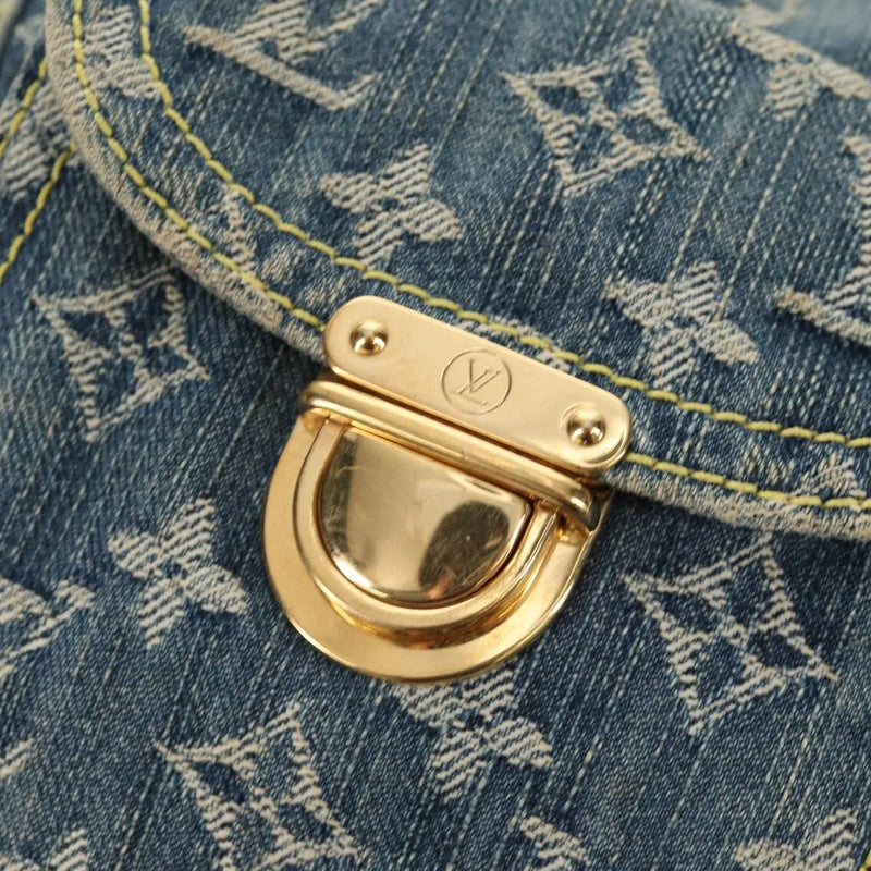Louis Vuitton Camera Monogram Denim Blue Denim_jeans Bag