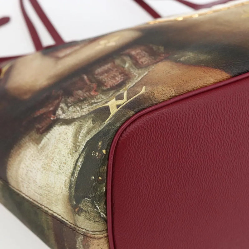 Louis Vuitton Neverfull Nm Tote Limited Edition Jeff Koons Titian Print Canvas Multicolour Bag