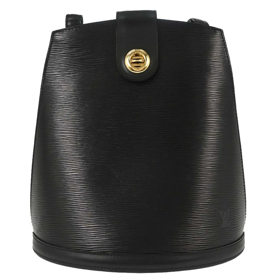 Louis Vuitton Cluny Leather Black Bag