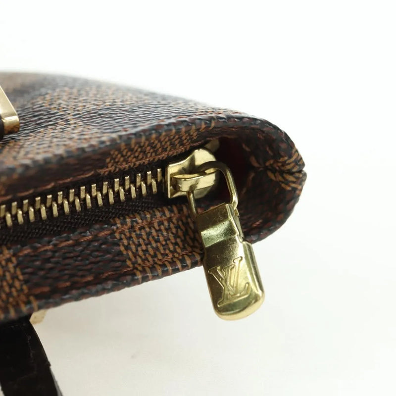 Louis Vuitton Manosque Pochette Damier Brown Canvas Bag