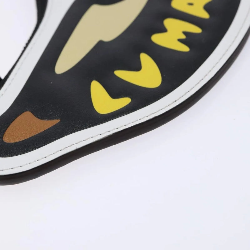 Louis Vuitton Nigo Duck Coin Holder Printed Leather And Limited Edition Giant Damier Black Canvas Accessory