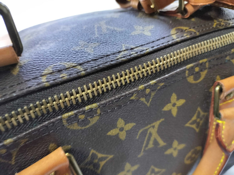 Louis Vuitton Keepall Bandouliere Monogram Canvas Brown Bag