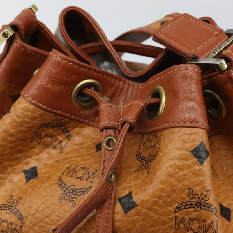 Mcm Visetos Pvc Brown Bag