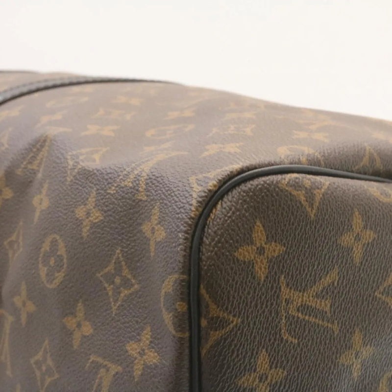 Louis Vuitton Keepall Bandouliere Monogram Canvas Brown Bag