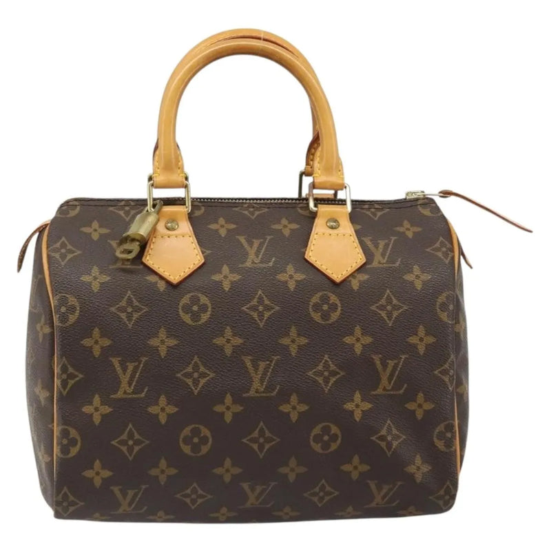 Louis Vuitton Speedy Monogram Canvas Neutral Bag