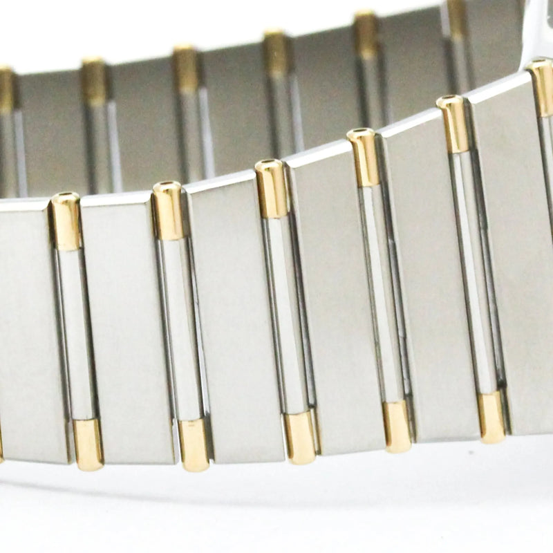 Omega Constellation Quartz Stainless Steel And Yellow Gold Watch