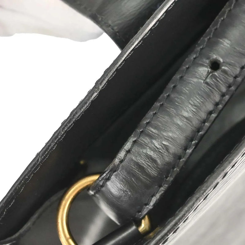Louis Vuitton Cluny Leather Black Bag