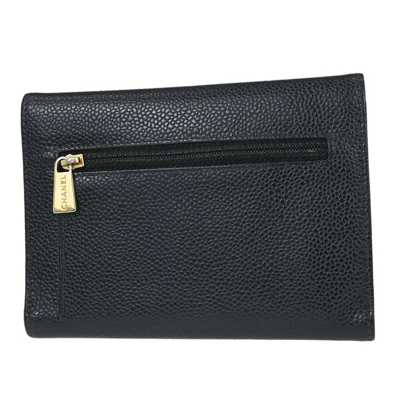 Chanel Timeless Cc French Caviar Black Calfskin Accessory