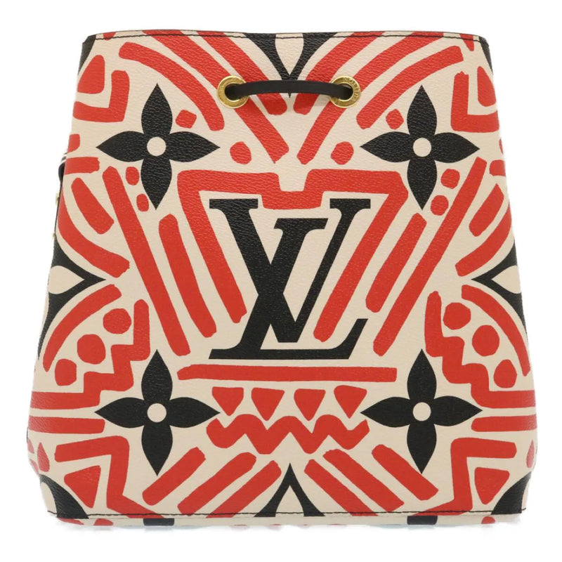 Louis Vuitton Neonoe Limited Edition Crafty Monogram Giant Red Canvas Bag