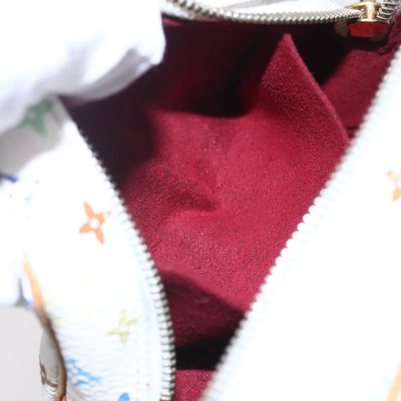 Louis Vuitton Wapity Trousse Monogram Multicolor White Canvas Bag
