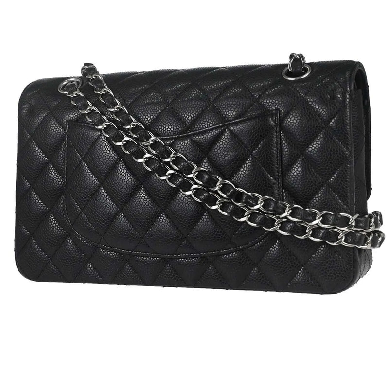 Chanel Timeless - Classic Double Flap Quilted Caviar Black Calfskin Bag