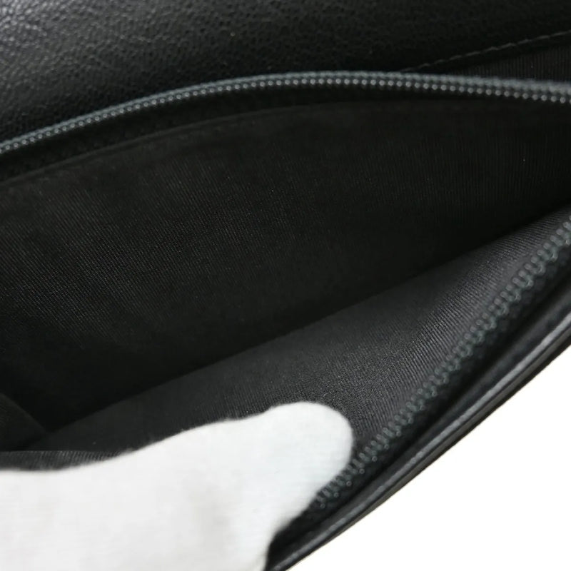 Chanel Timeless Cc French Caviar Black Calfskin Accessory