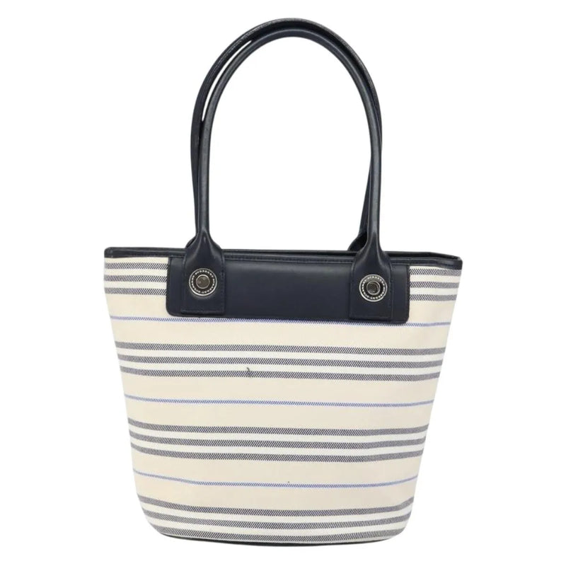 Burberry Blue Label Canvas White Bag