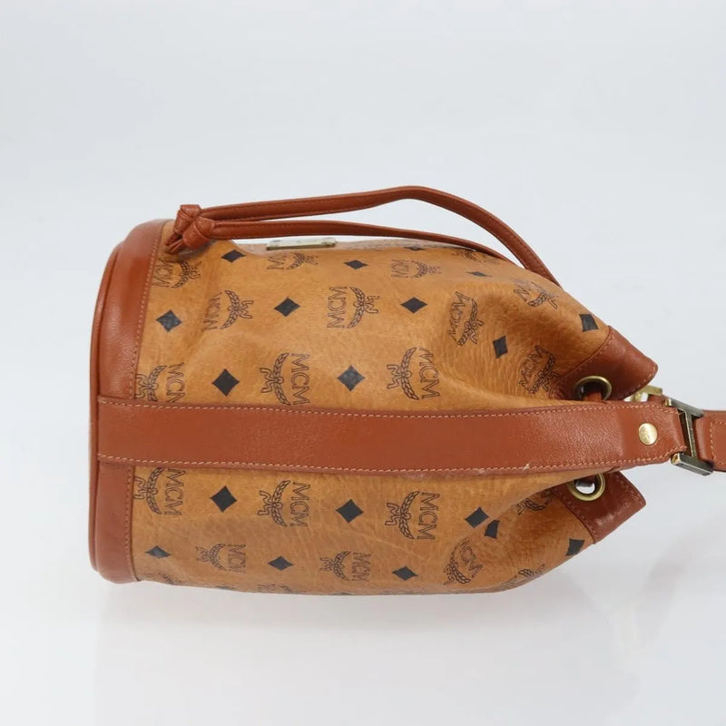 Mcm Visetos Pvc Brown Bag