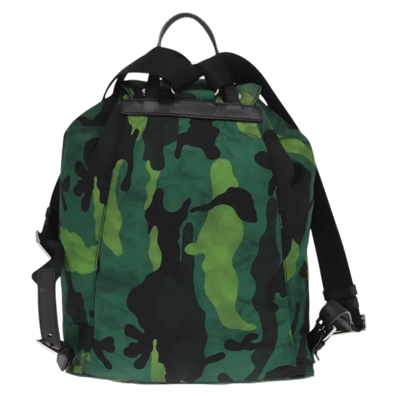 Prada Camouflage Tessuto Green Nylon Bag