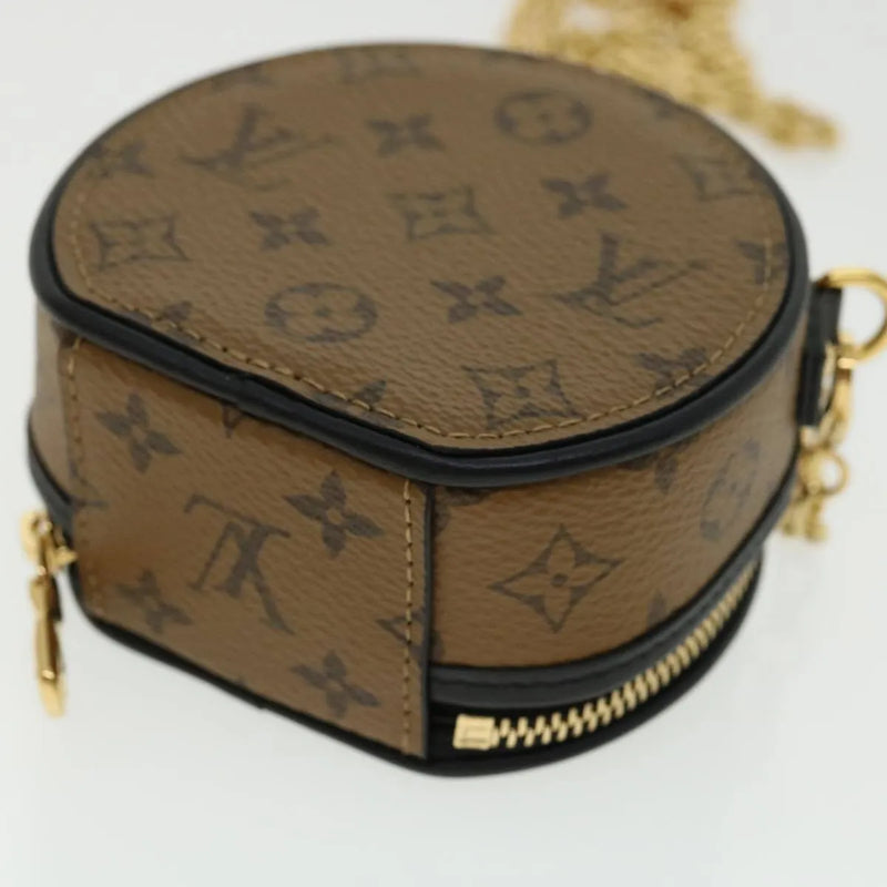 Louis Vuitton Boite Chapeau Souple Reverse Monogram Giant Brown Canvas Bag