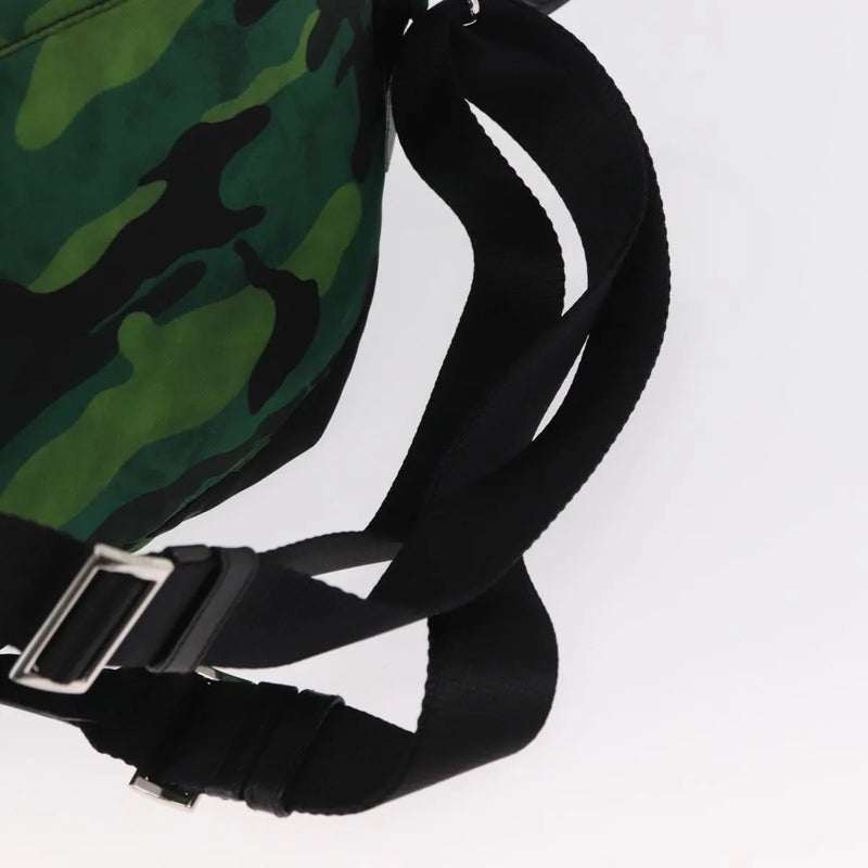 Prada Camouflage Tessuto Green Nylon Bag