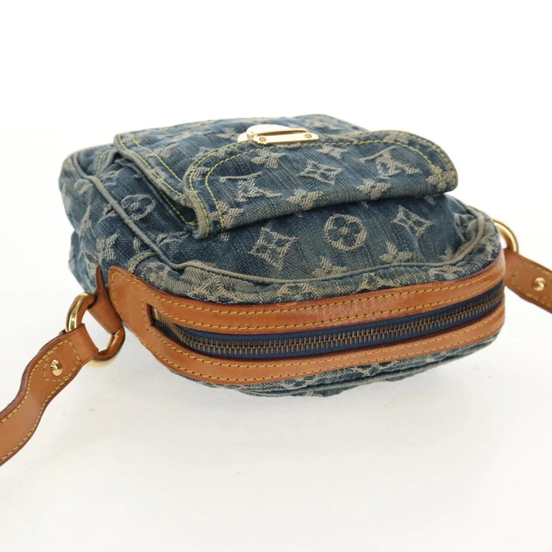 Louis Vuitton Camera Monogram Denim Blue Denim_jeans Bag
