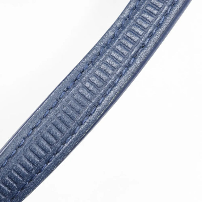 Bottega Veneta Intrecciolusion Tote Printed Nylon Navy Bag