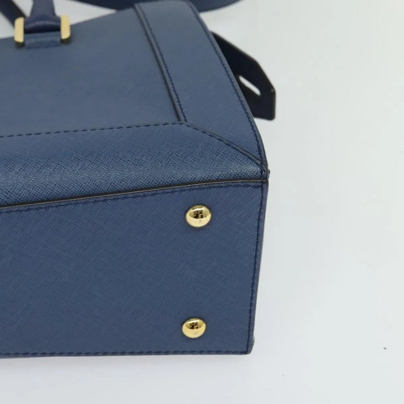 Mcm Vintage Leather Blue Bag