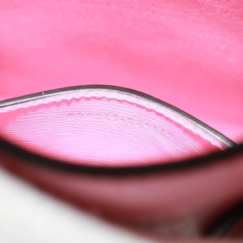 Gucci Vertical Tote Printed Leather Pink Bag