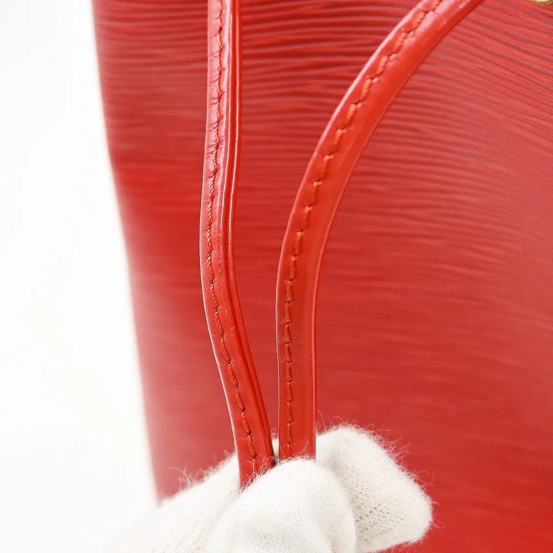 Louis Vuitton Petit Noe Epi Leather Red Bag
