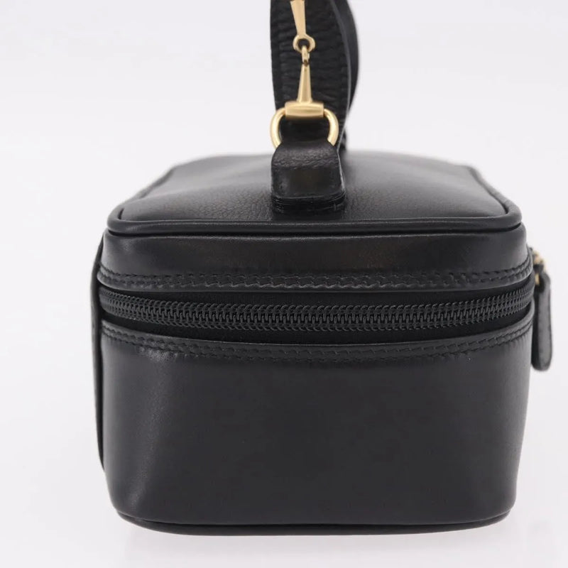 Gucci Horsebit Vanity Leather Black Accessory