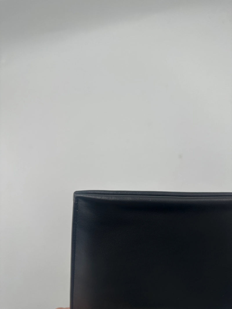 Saint Laurent Zip Leather Black Bag