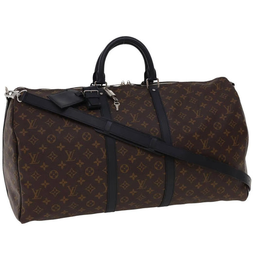 Louis Vuitton Keepall Bandouliere Monogram Canvas Brown Bag