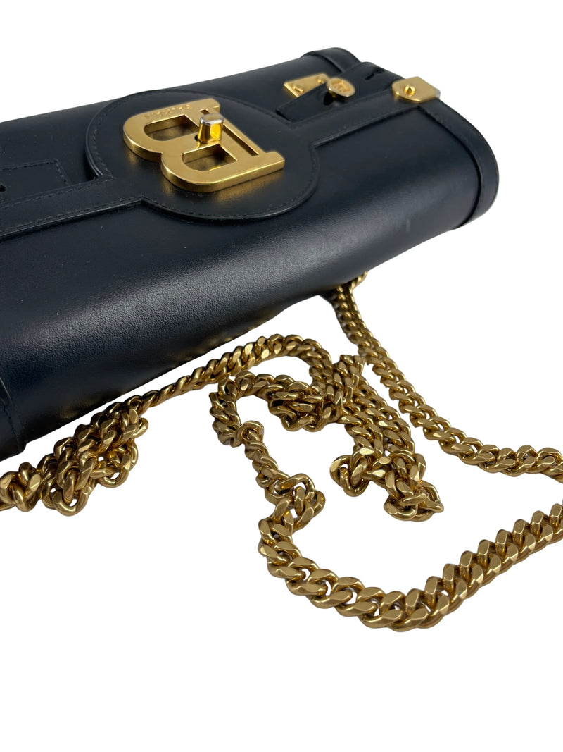 Balmain B-Buzz Leather Black Bag