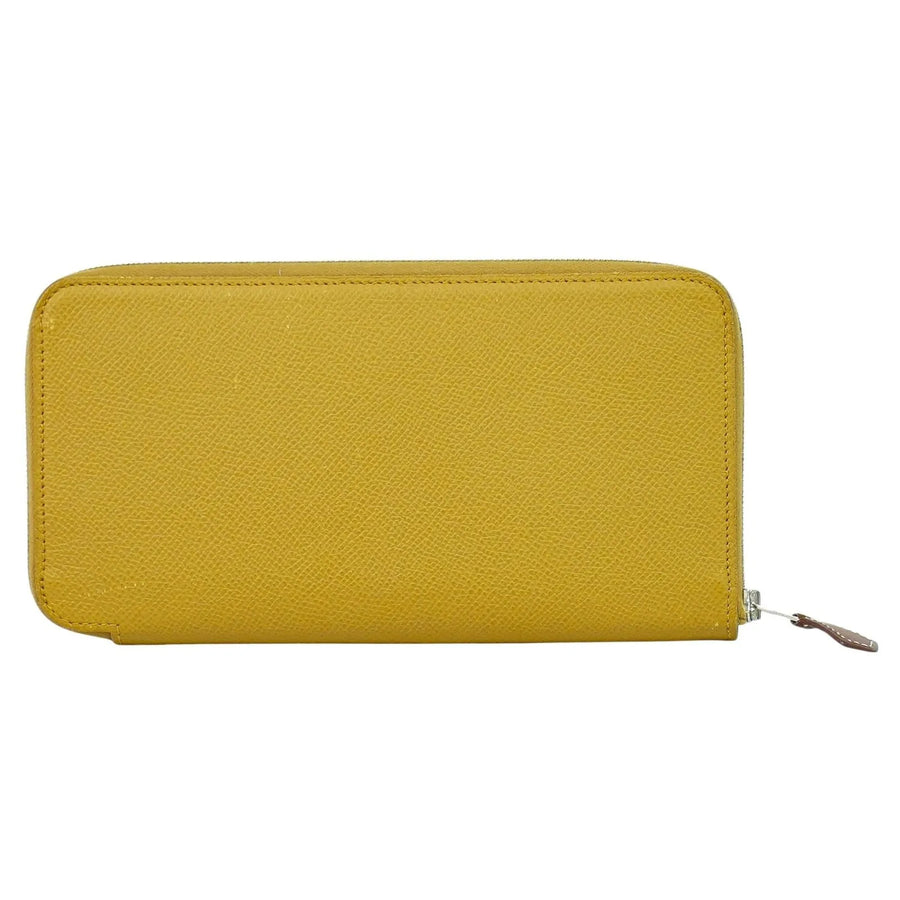 Hermes Azap Silkin Epsom Leather Silk Beige Accessory